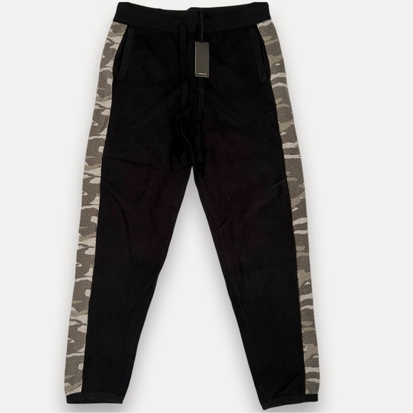 MONROW Camo cashmere blend soft sweatpants - Picture 3 of 7